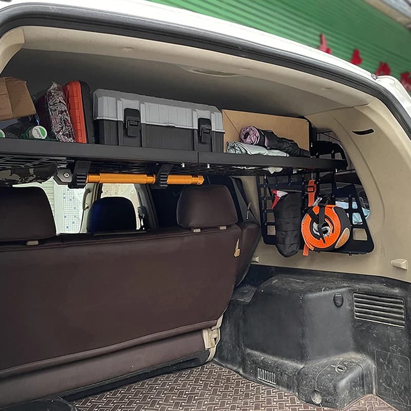 Per Mitsubishi Pajero V80 V93 V95 V97 V98 2007-2021 bagagliaio posteriore bagagliaio modulare scaffale di carico scaffale di stoccaggio appeso pannello Molle
