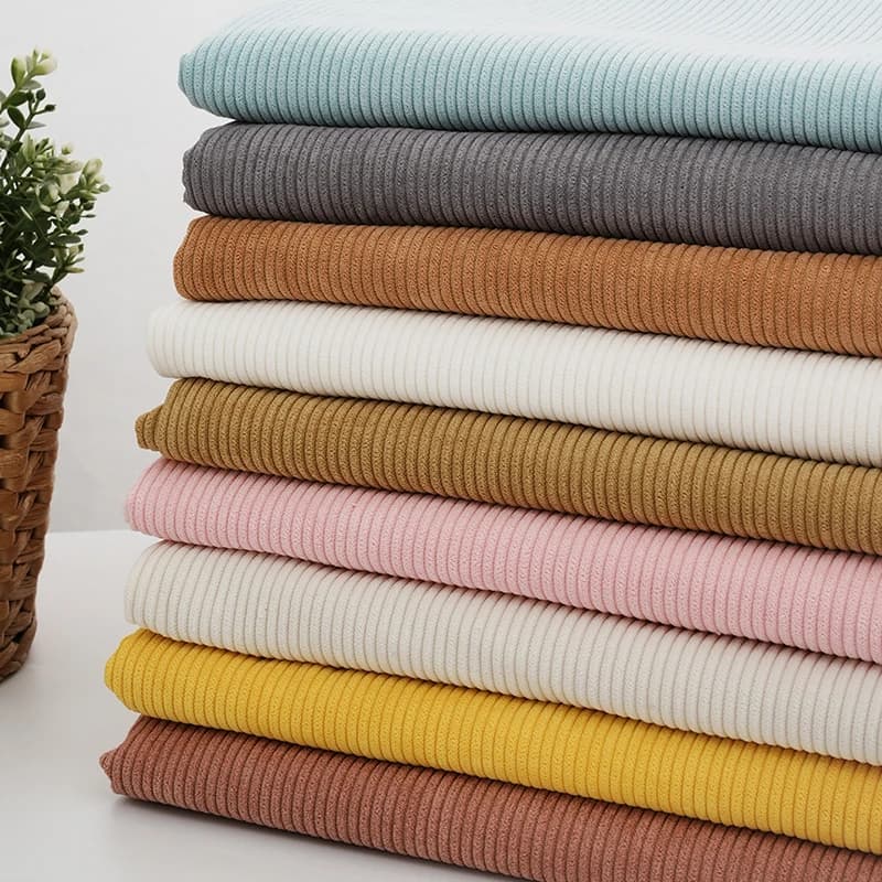 Solid Color Striped Striped Velvet Fabric 0.5/1/2 meters Handmade Autumn Spring for Doll Jacket, Sofa Liner, pillowcase, Clothing