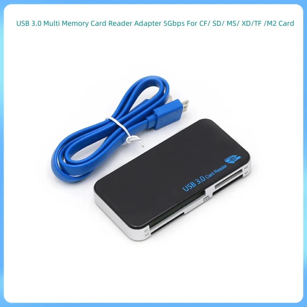 Adattatore per lettore di schede di memoria Flash compatto Multi USB 3.0 6 in 1 5gbps per CF SD MS XD TF M2 SDXC Micro SDHC