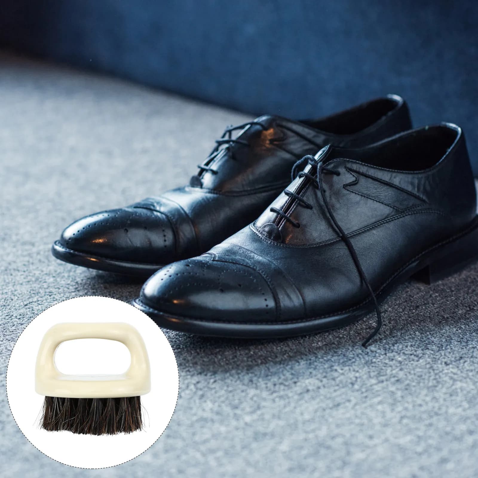 Spazzola per lavare vestiti, scarpe, pantofole, pantaloni, con setole in crine di cavallo e plastica, morbida ma efficace, strumento di pulizia portatile