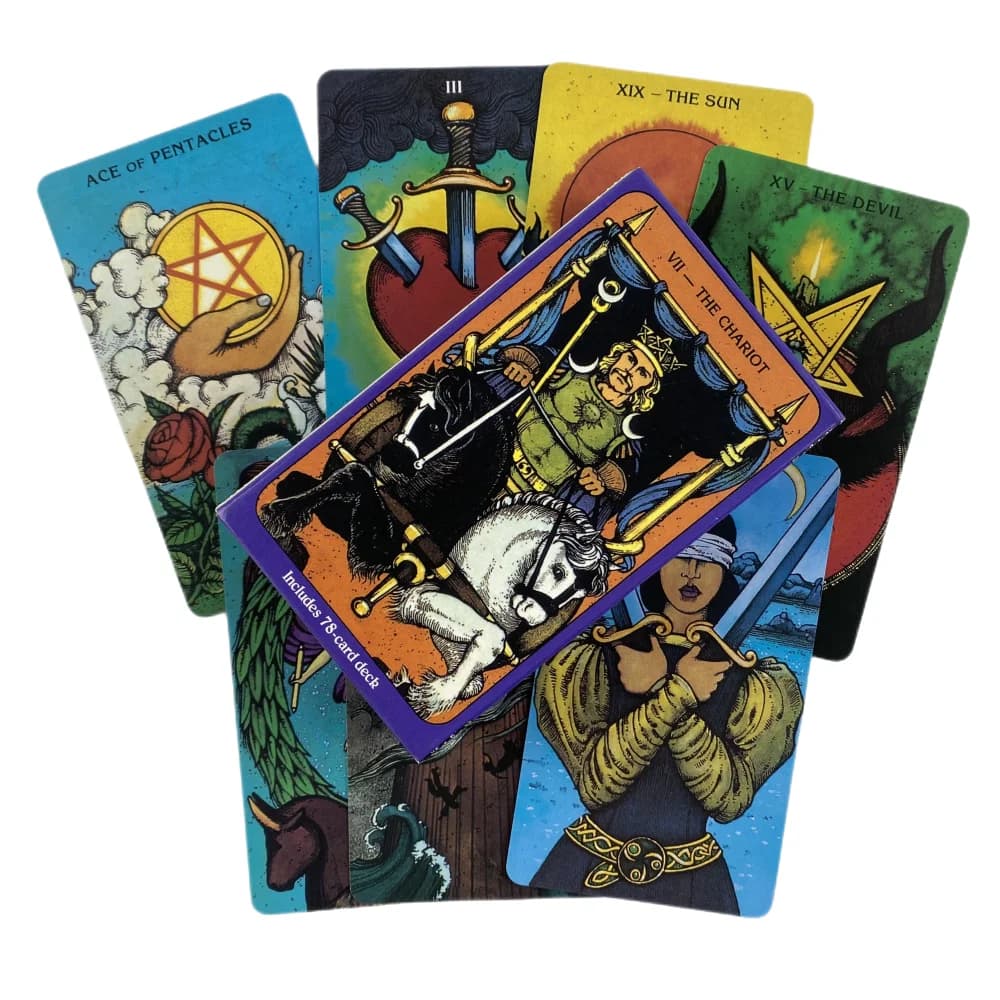 Mazzo di divinazione di carte dei tarocchi Morgan Versioni inglesi Edizione Oracle Board Giocando al gioco da tavolo INCHIOSTRO per la festa