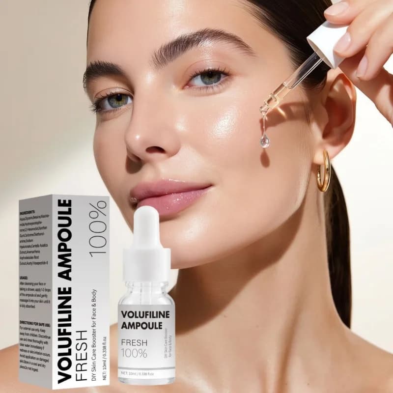 Ampolle da 10ml di Essenza di Centella Asiatica, Siero Viso Idratante e Lenitivo con Niacinamide, Assorbimento Rapido