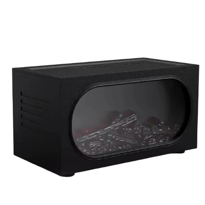 BFYL Fine& Large Mist Output Aroma Diffuser With Waterless Power-Off Protection, Flame Ambient Light Fireplace