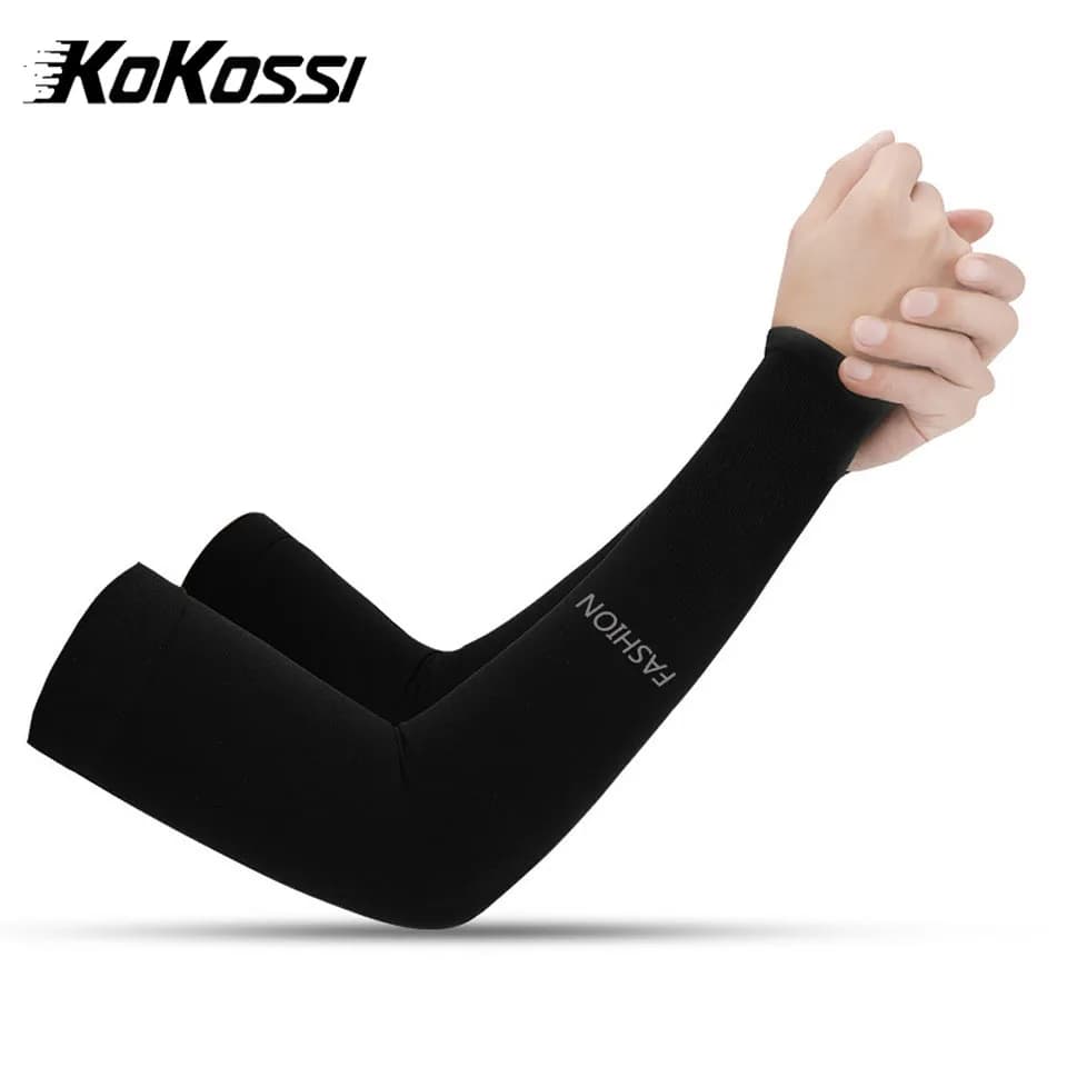 KoKossi Anti-Bike Sleeves UV Ice Fabric Solar Protection Running Sleeves for Riding Outdoor Sports Bike Tourism Scaldamuscoli Man Woman