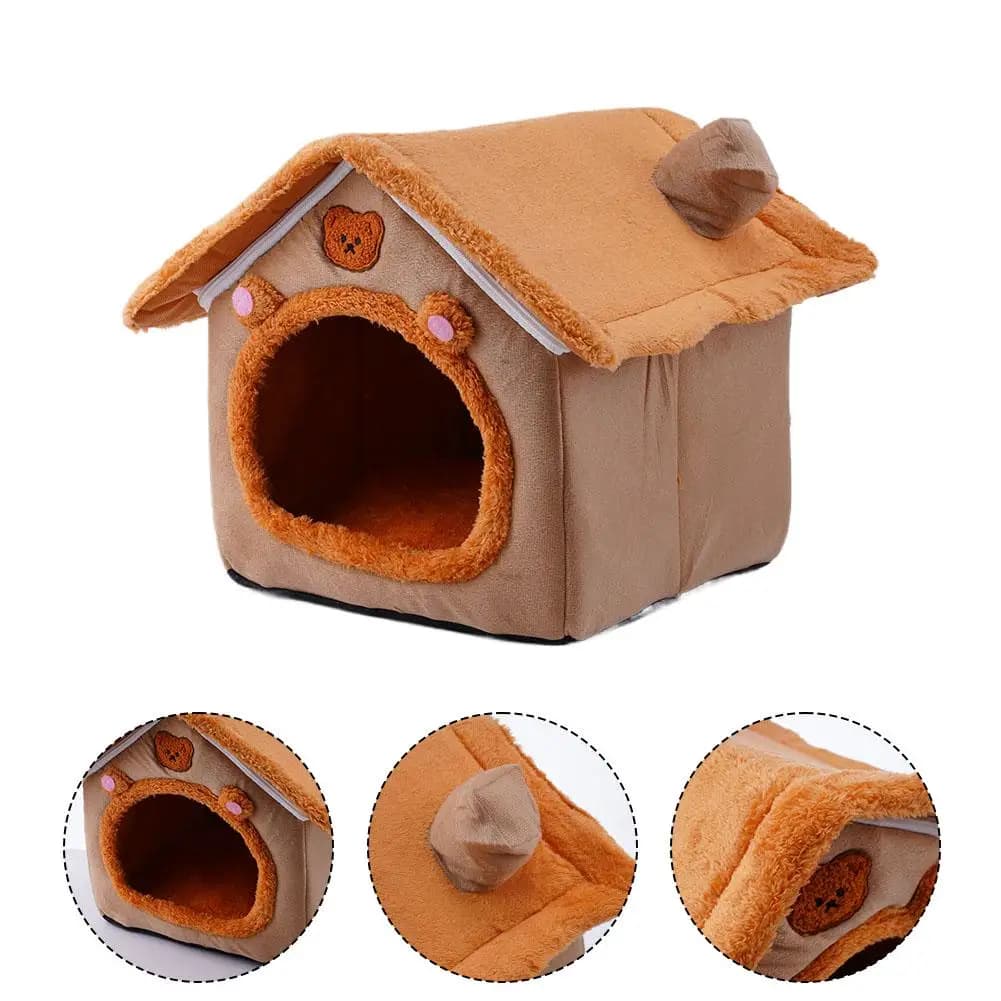 Casetta per animali personalizzabile, rimovibile, lavabile, per gatti, divano per cuccioli, letto per animali domestici, per cani extra piccoli