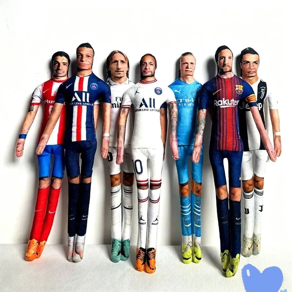 28cm Neymar Messi Ronaldo Mbappe Haaland Abstract Rat Plush Doll With Built In Skeleton World Cup Peripheral Toys