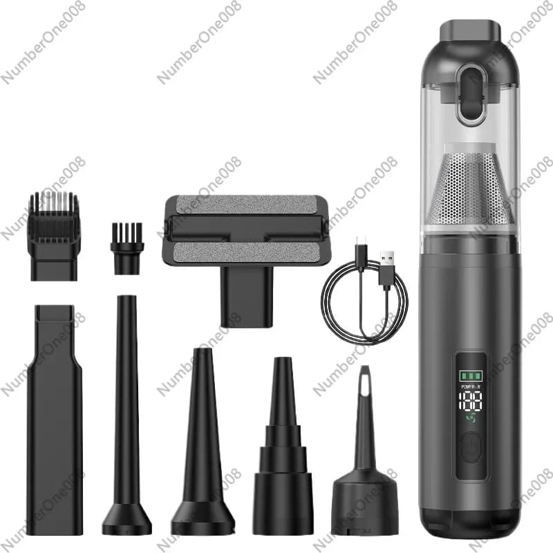 Vacuum Cleaner Brushless Digital Display Large Suction Wireless Charging Handheld Small Car Dust Removal