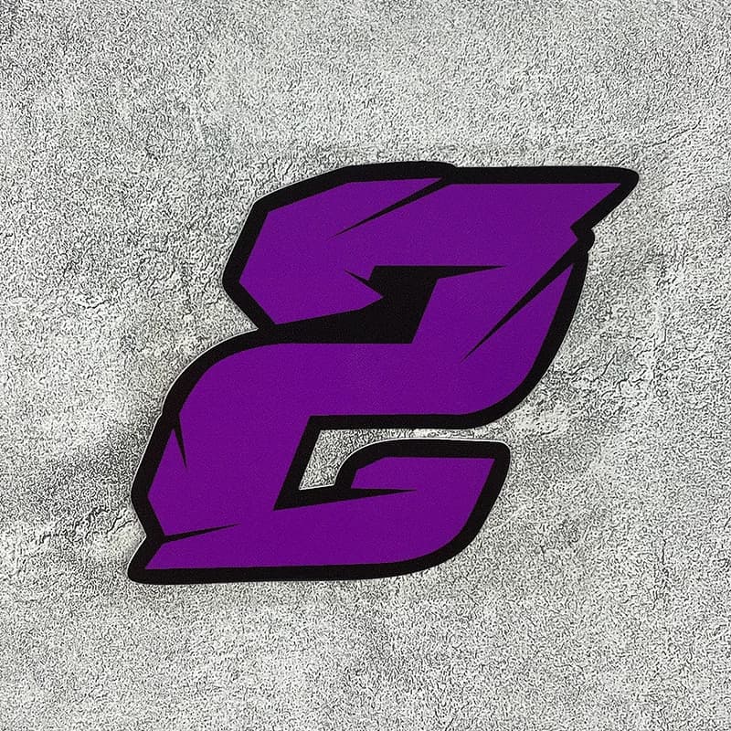 1PC (VIOLA) Adesivi in vinile impermeabili con numero 0-9 per auto, moto, casco, laptop, bici, decorazioni