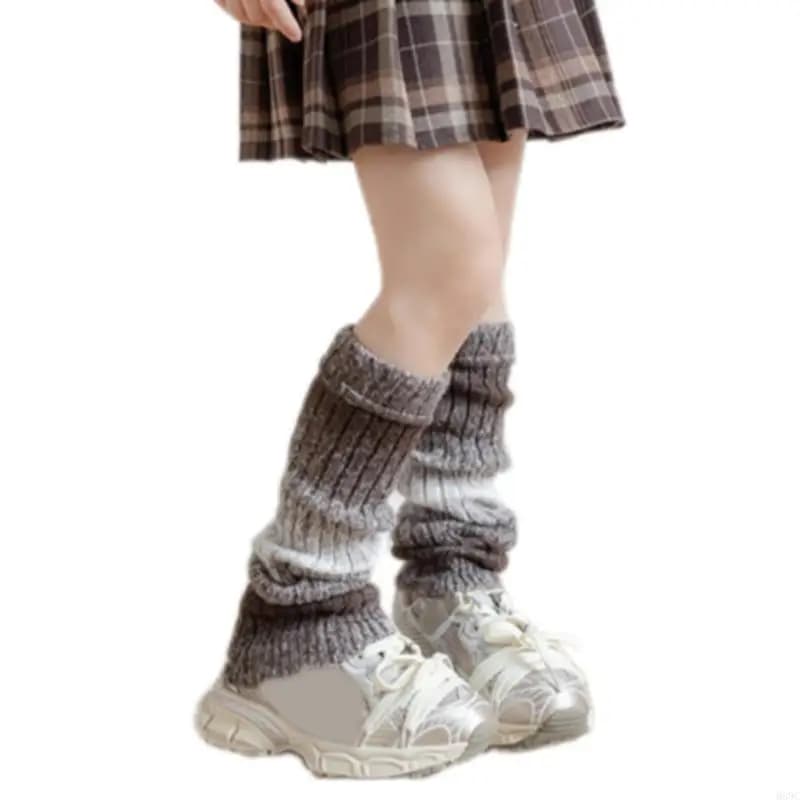 M89C Scaldamuscoli in blurred color Leggings for thick dresses Winter shoes for school girls