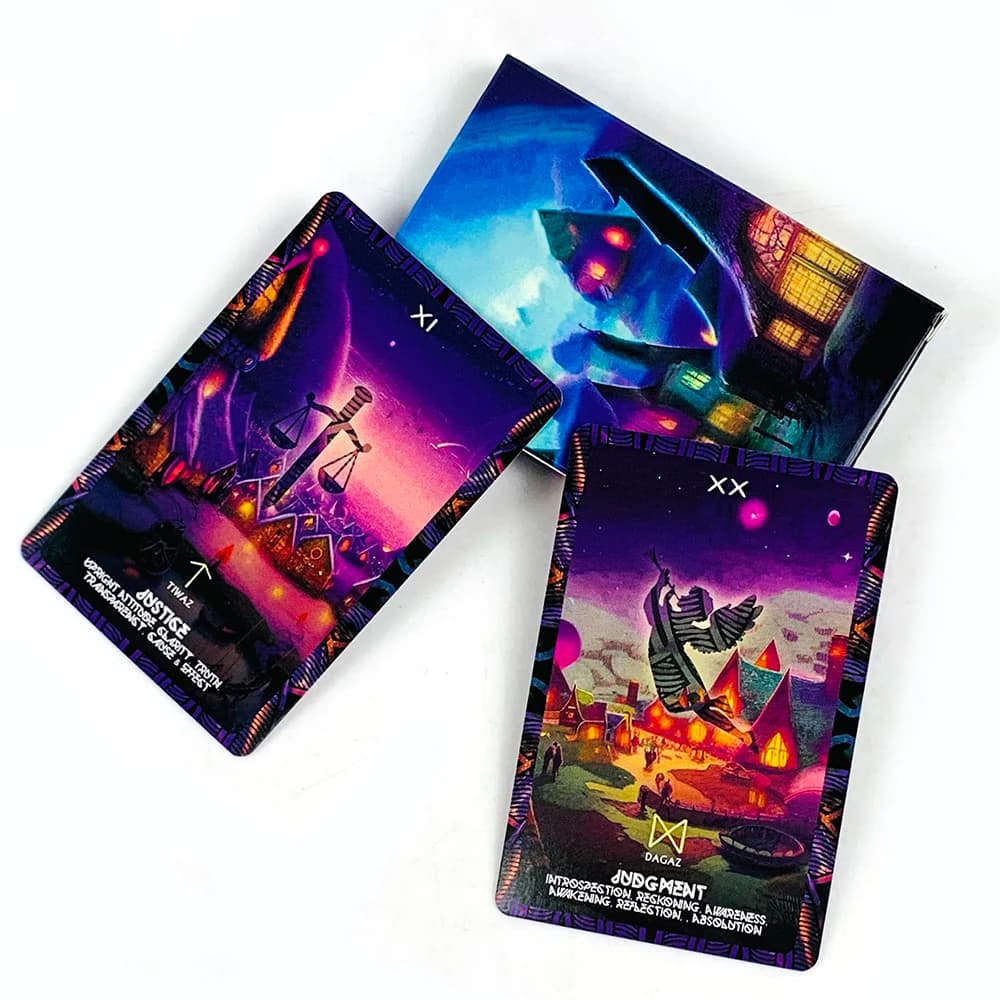 Carte dei Tarocchi: un mazzo di 22 carte, gioco da tavolo per la divinazione mistica e il tempo libero in famiglia, perfetto per la meditazione e la pratica spirituale