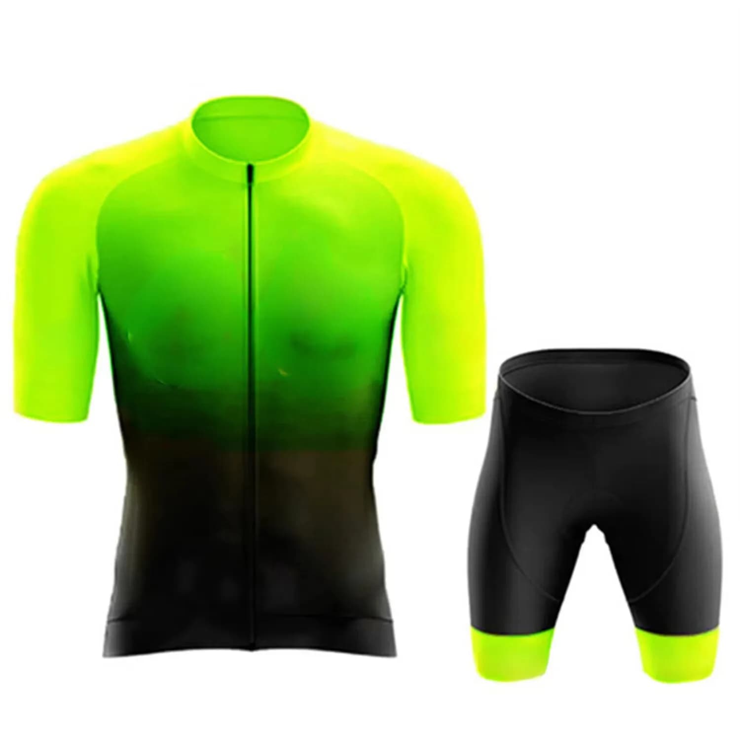 Set Maglia da Ciclismo per Uomo, Abbigliamento da Bici da Strada, Completo con Pantaloncini con Bretelle, MTB Ropa Ciclismo Maillot 2023