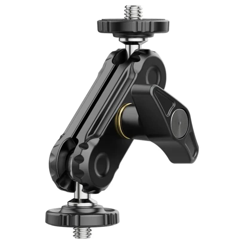 Metal Double Ball Heads Magic Arm With 1/4''Screw Extend Mount for DSLR Camera Monitor Video Mic Tripod Monitor Video Mic Tripod