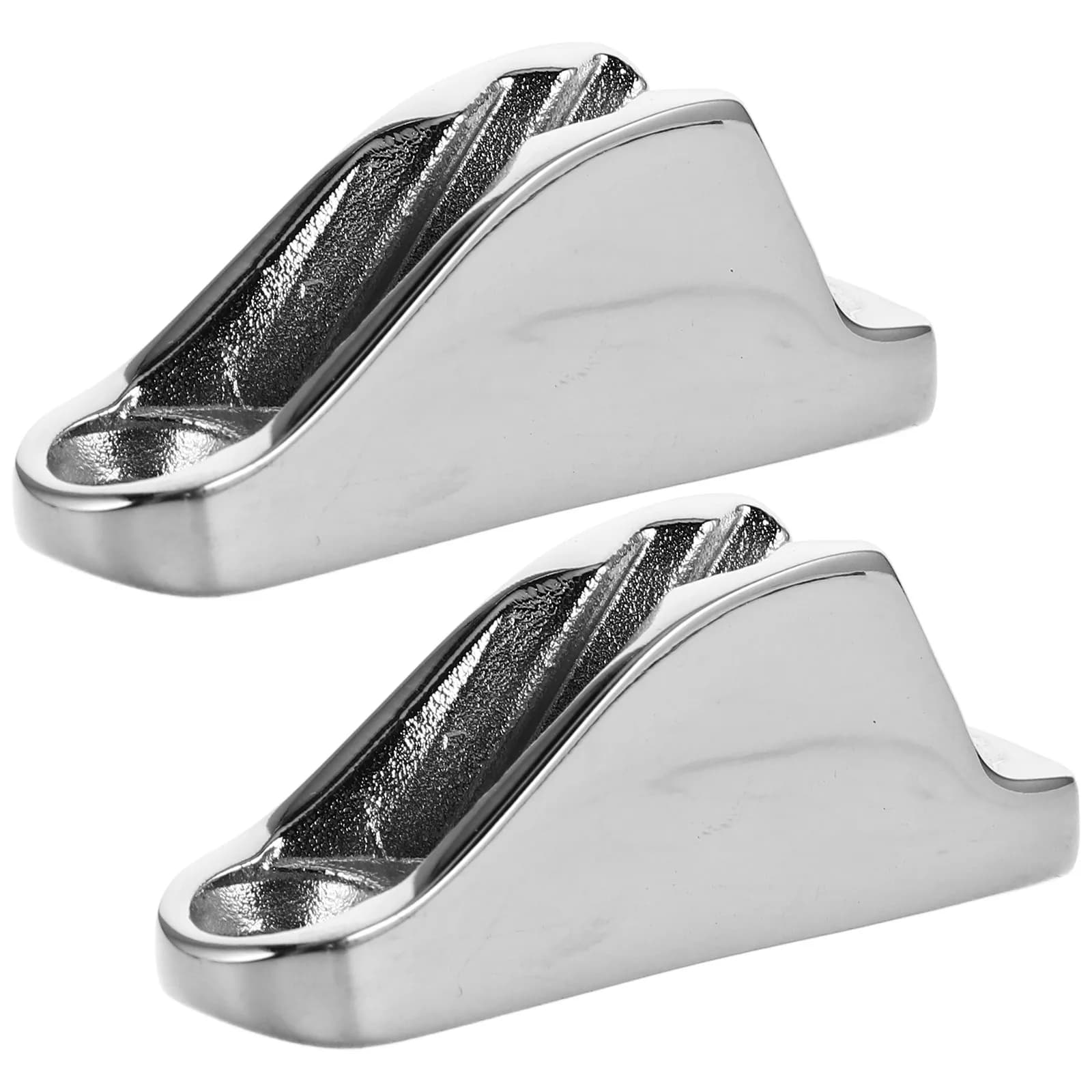 2Pcs Marine Cleat Stainless Steel Boat Clam Cleats Rope Clamp Kayak Rope Holder Sailing Hardware Marine Accessories