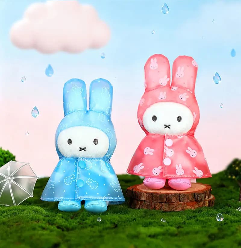 Genuine Vipo X Miffy Blind Box Raincoat Series Cute Bunny Bag Pendant Blind Box Keychain Backpack Accessory Decorative Ornament