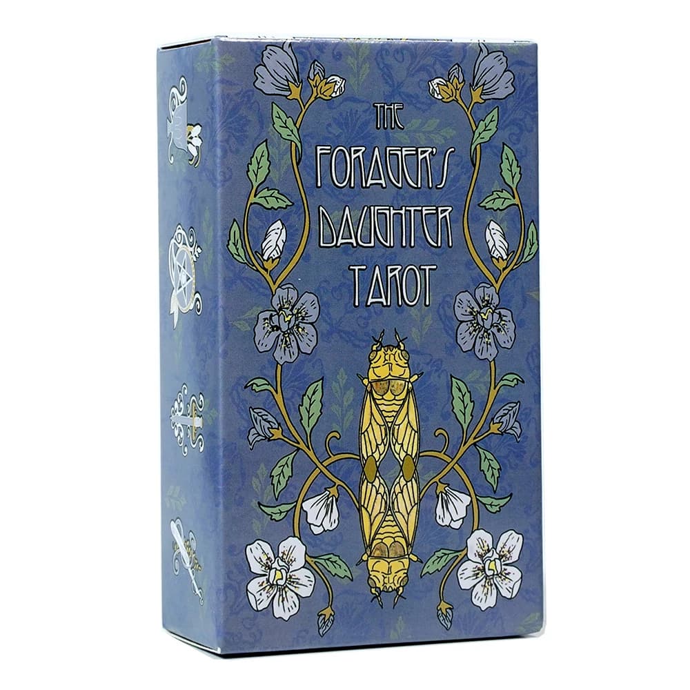 Il set di divinazione del mazzo dei tarocchi della figlia del foratore è ispirato alla natura e con un ricco simbolismo Guida PDF da 83 carte