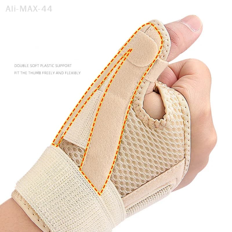 1 Pezzo Tutore Flessibile Regolabile per Polso e Pollice, Stabilizzatore e Immobilizzatore per Dito a Grilletto, Sollievo dal Dolore