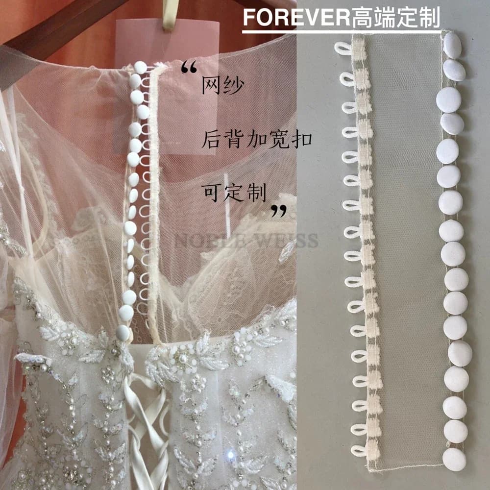 Dimensioni modificate Nastri elastici Bottoni Giacca da sposa Sostituzione Abiti da sposa in raso regolabili Abito da sposa fai da te Abito da festa