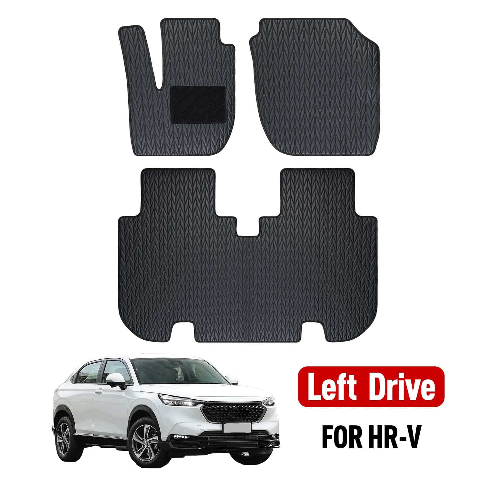 Tappetino per auto personalizzato tappetino per auto antiscivolo impermeabile resistente all'usura per Honda HR-V 2016 2017 2018 2019 2020 2021 2022