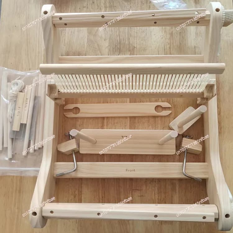 DIY Solid Wood Multi-purpose Weaving Loom Hand Yarn Textile Machine for Home Tapestry Craft Making