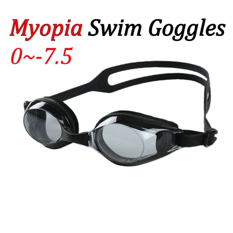 Swimming Eyelets for Miopia Man Woman Child, Pool Glasses Waterproof for Water Sports, Anti-fog, UV Protection, Optic Glasses