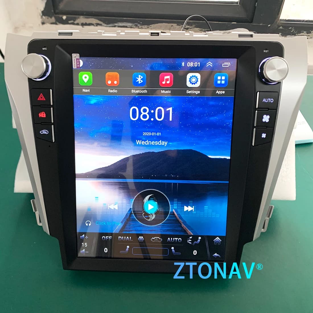 Android 13 Grande Schermo Per Toyota Camry 2012 2013 2014 2015 2016 2017 Autoradio Lettore Multimediale Auto GPS di Navigazione Carplay