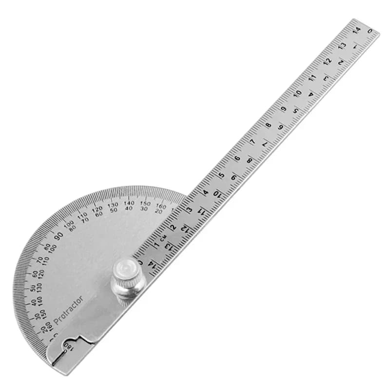 Goniometer Angle Row 180 degree semicircular for joinery, 14 cm, 1 piece