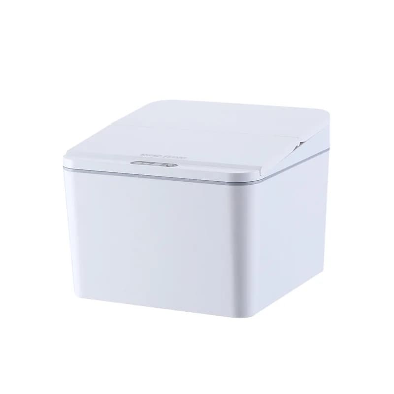 Smart Induction Waste Paper Basket Storage Box for Office And Car Desktop Dormitory Paper Towel Organizer