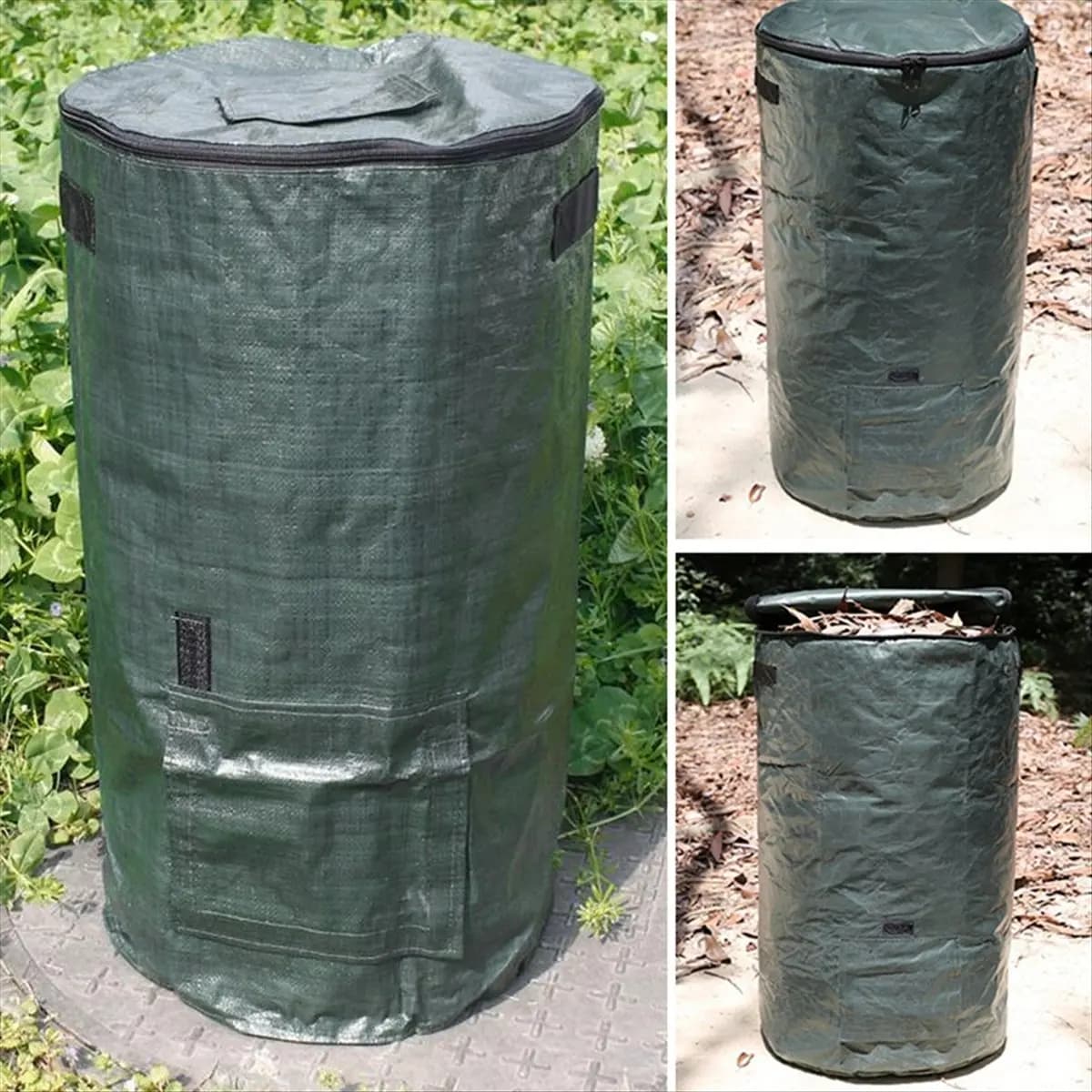 (ABLP) Contenitore per Compost Sacchetto per Compost Organico in PE Raccoglitore di Rifiuti da Cucina e Fermentazione
