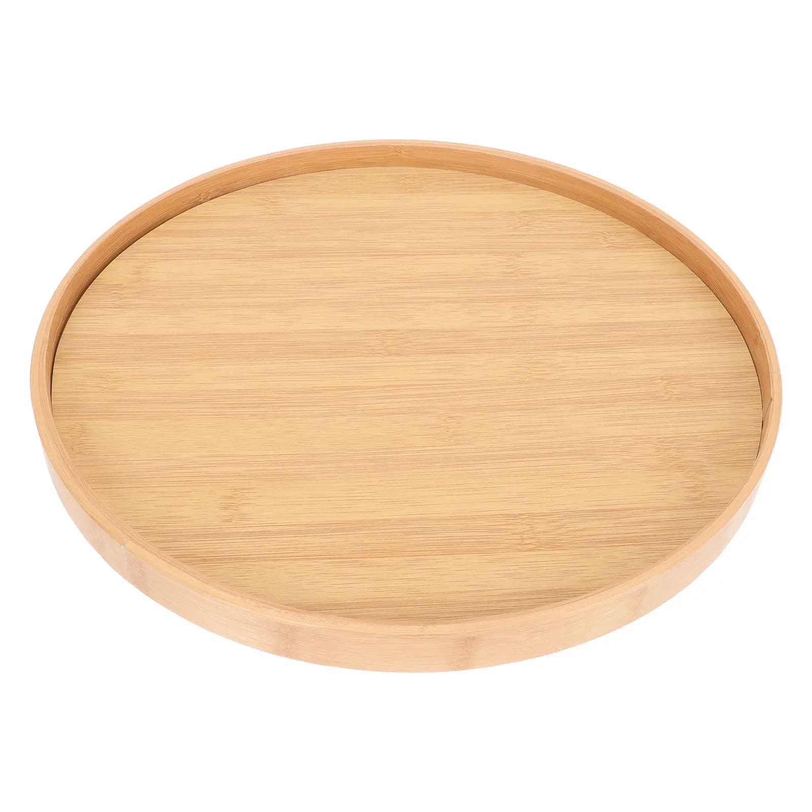 Compact Wooden Circular Picture Frame Space Saving Desktop Photo Display Holder for Office Dormitory Restaurant Fine