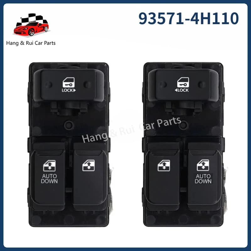93571-4H110 93570-4H000WK Interruttore Principale Finestrino Anteriore Sinistro/Destro per Hyundai H1 Starex i800 Grand iMax 2007-2016