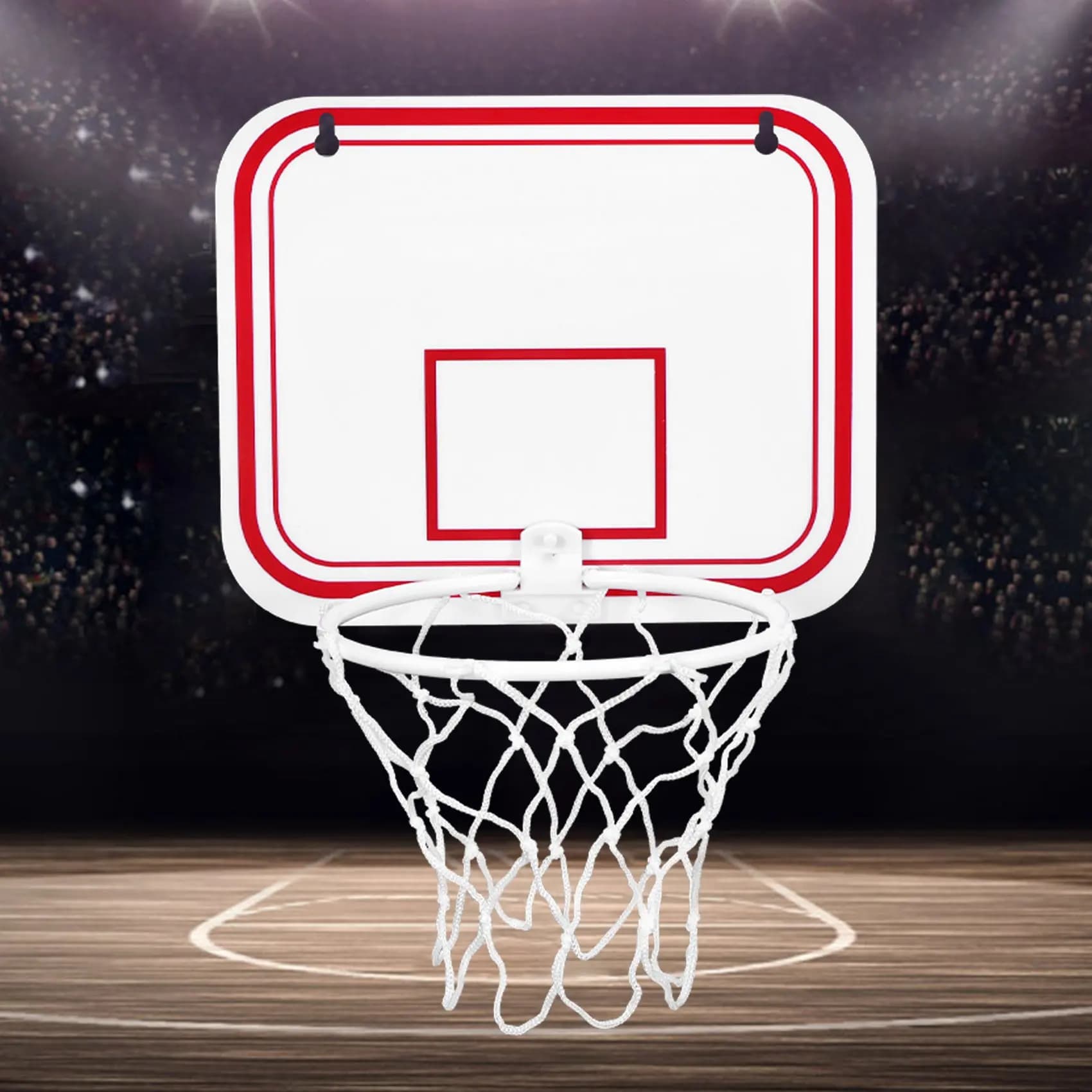 AEF5-Sport Clip per canestro da basket da ufficio per gioco di basket con cestino, piccolo clip per tabellone da basket per cestino dei rifiuti