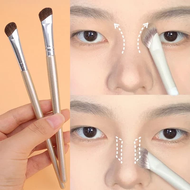 Brush for nose contour Professional brush for nose shading Brush for contour makeup for angled sculpting Makeup Brushes for natural shading