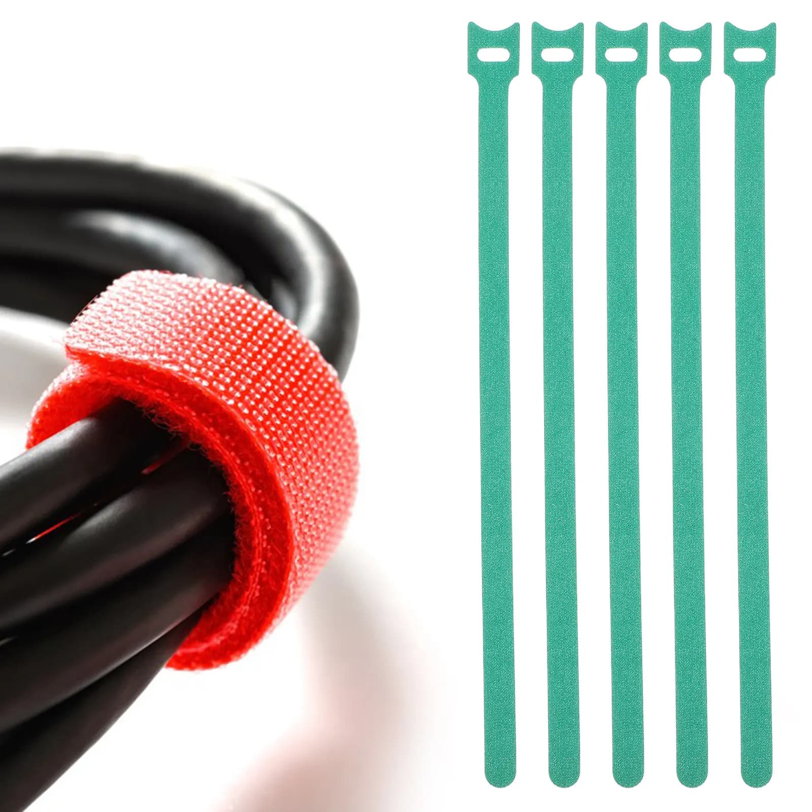 Charger Cord Ties Cable Holder for Wrapping Organizer Management under Desk Appliance