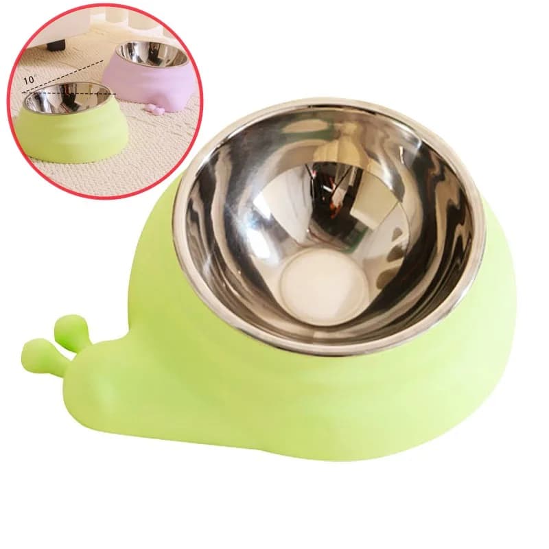 Ciotola per Cani con Protezione Collo, Ciotola per Gatti, Simpatiche Ciotole in Acciaio Inossidabile per l'Alimentazione dei Cani, Ciotole Antiscivolo per Acqua, Contenitore per Alimenti per Cani