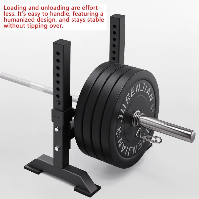 Weight Bar, Shock Absorber Rack for Deadlift, Weightlift Gym Equipment