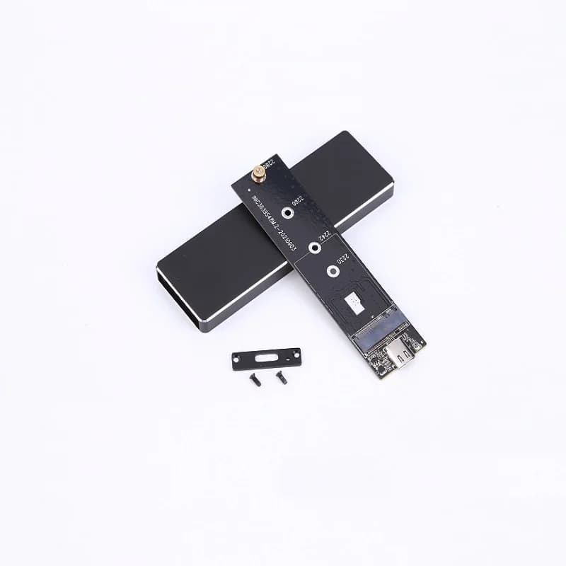 M2 SSD Case Enclosure NVMe M.2 SSD Box USB 3.1 10gbps per disco rigido esterno + chiave M M.2 SSD