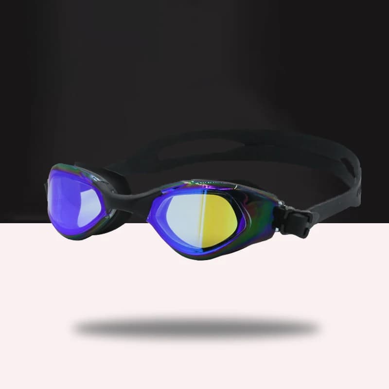 Adult swimming glasses waterproof Anti-uv anti-fog swim glasses adjustable in Silicone for diving in the pool for men woman