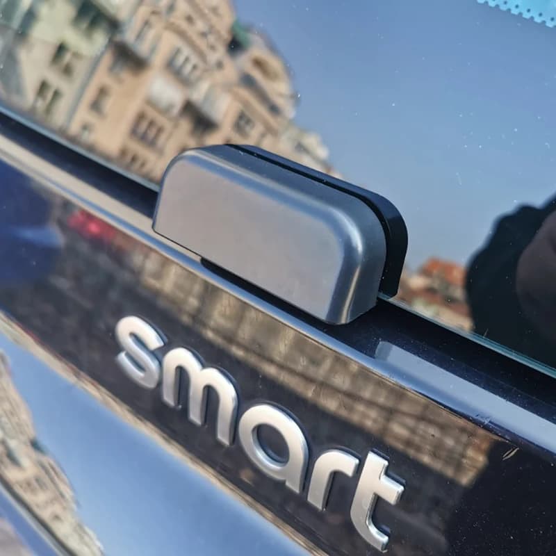 Auto Paraurti Posteriore Tronco Maniglia Della Porta Posteriore Adesivo Manopola Ausiliaria Decorazione Esterna Per Il Vecchio Smart fortwo 451 Accessori Auto