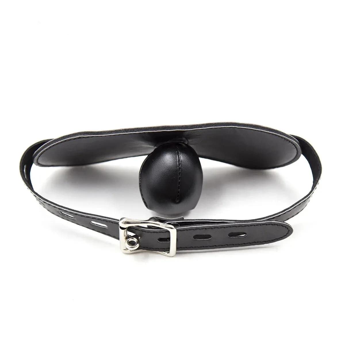PU Leather Headwear Dog Mask Open Mouth Sponge Dildo Mouth Gag Harness Bondage Restraint Slave Roleplay Couple Toy