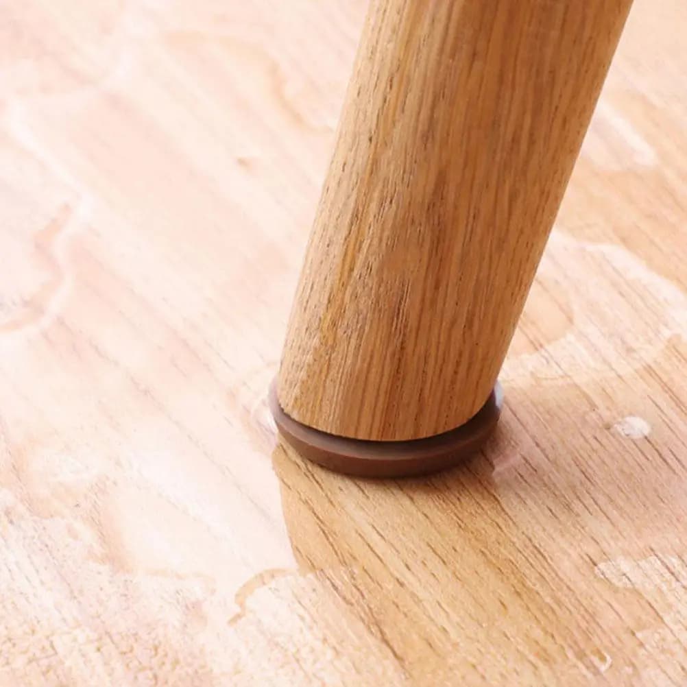 Set di 8 Copripiedi in Silicone per Mobili, per Pavimenti in Legno, Laminato e Piastrelle, Antiscivolo, Antigraffio, Insonorizzanti per Gambe di Sedie e Tavoli