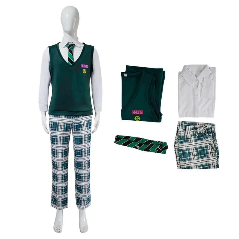 2026 All Of Us Are Dead Zombie Campus Costume Girls Pleated School Uniform Cosplay For Men And ZWBXL