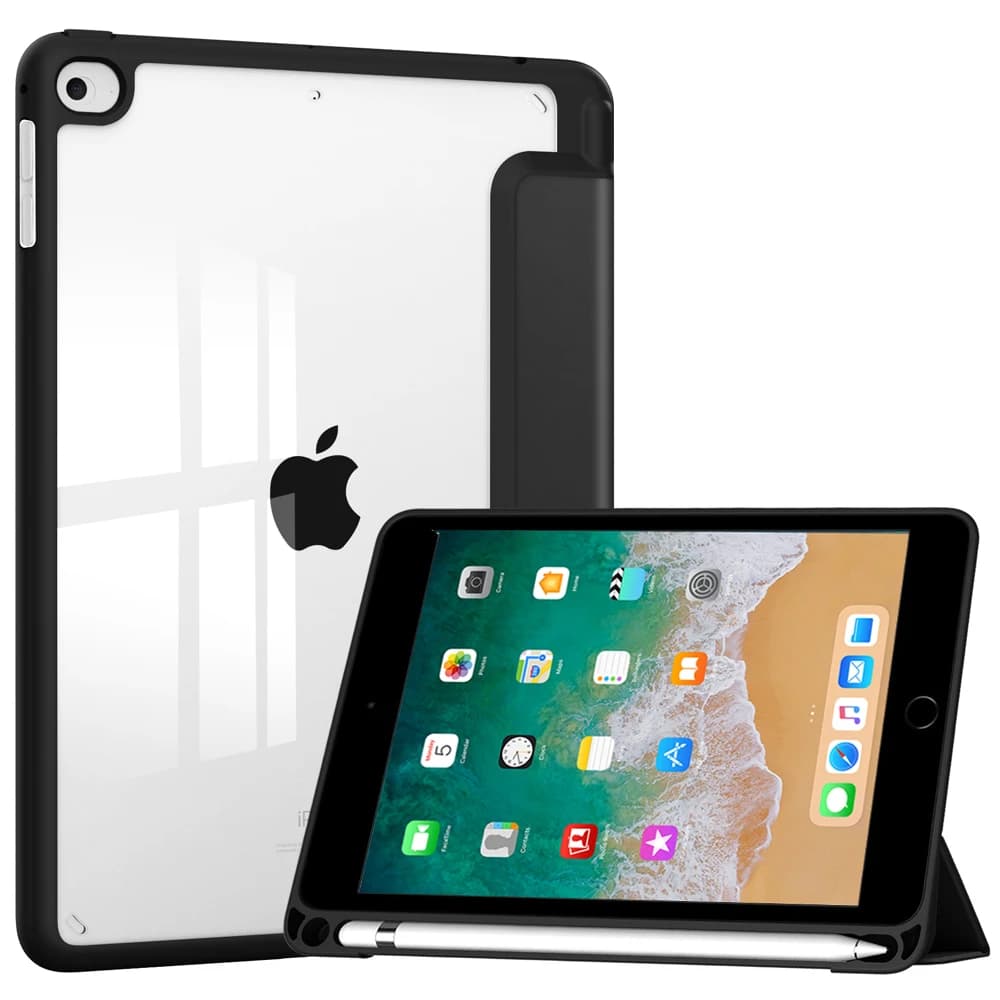 Custodia sottile per iPad da 9,7 pollici iPad 6a/5a generazione, iPad Air 2/Air 1 Custodie protettive con supporto per matita integrato