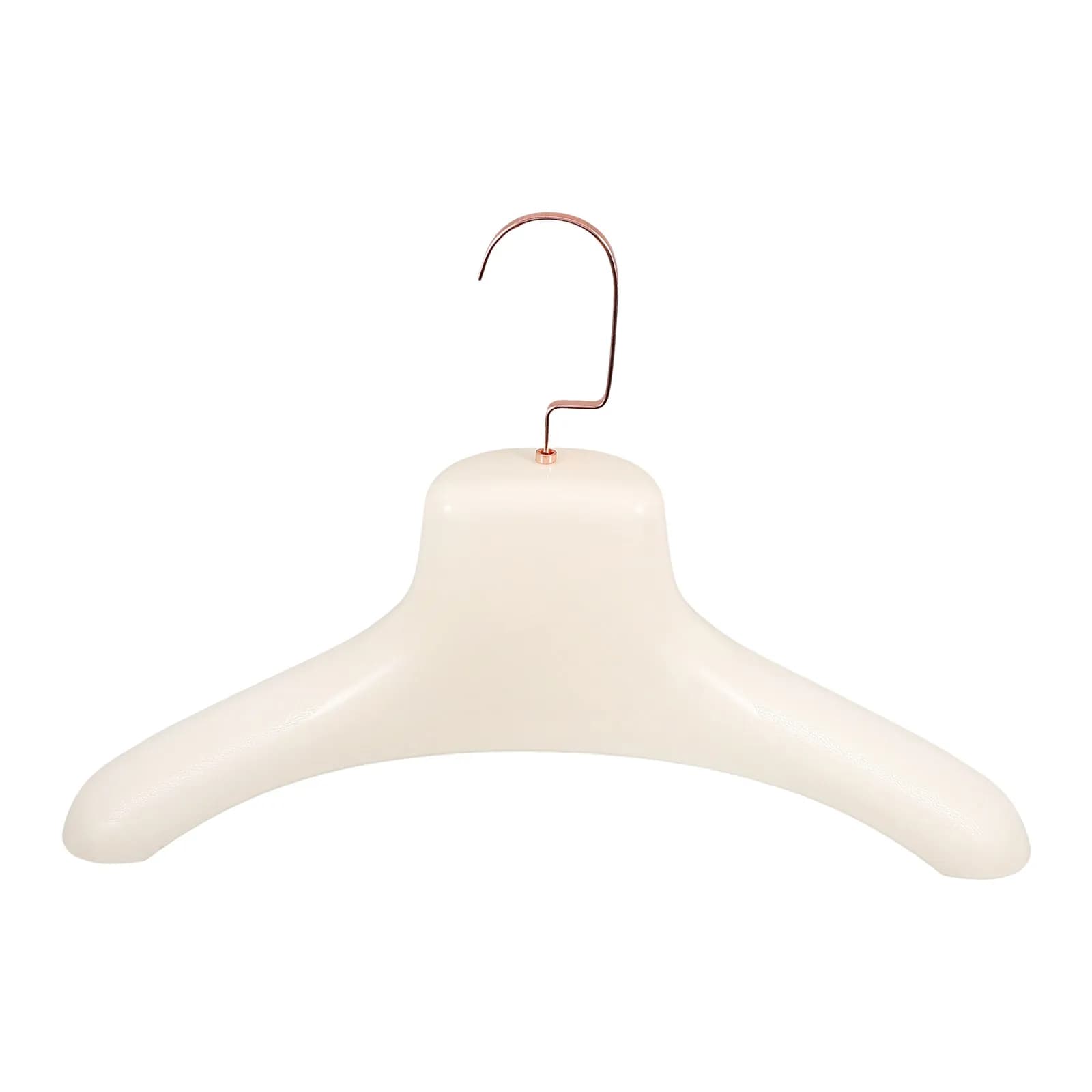 Wide shoulder plastic hanger, durable, anti-slip, wardrobe organizer, for coats, shirts, pants, skirts, towels and domestic clothing