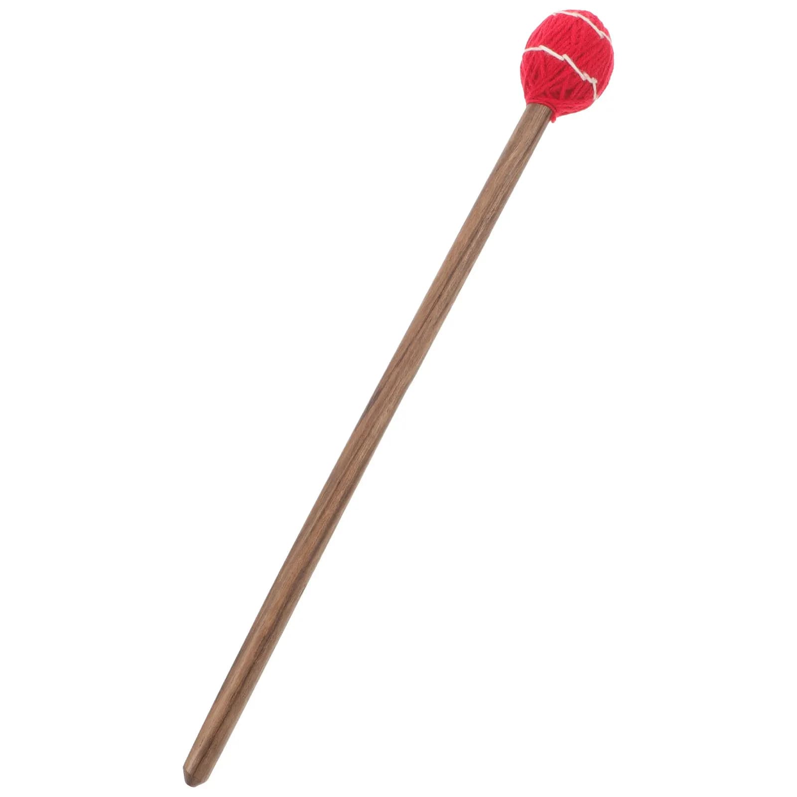 Sound Bowl Mallet Wool Yarn Tip Natural Wood Handle Singing Bowl Stick for Mindfulness Yoga Sauna Hotel Study Room Nepal Tibetan