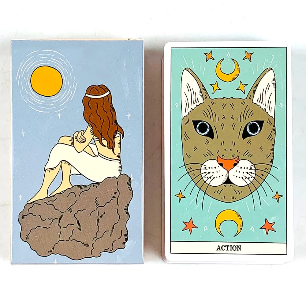 Carte Oracle Gioco di carte per riunioni di famiglia Gioco di carte per divinazione per meditazione del destino, design classico per principianti e professionisti