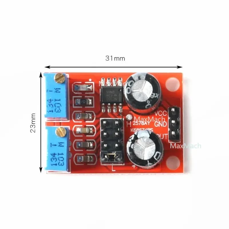 10PCS NE555 Frequenza degli Impulsi Duty Cycle Modulo Regolabile 10kHz -200kHz Generatore di Segnale Ad Onda Quadra Per arduino Kit FAI DA TE
