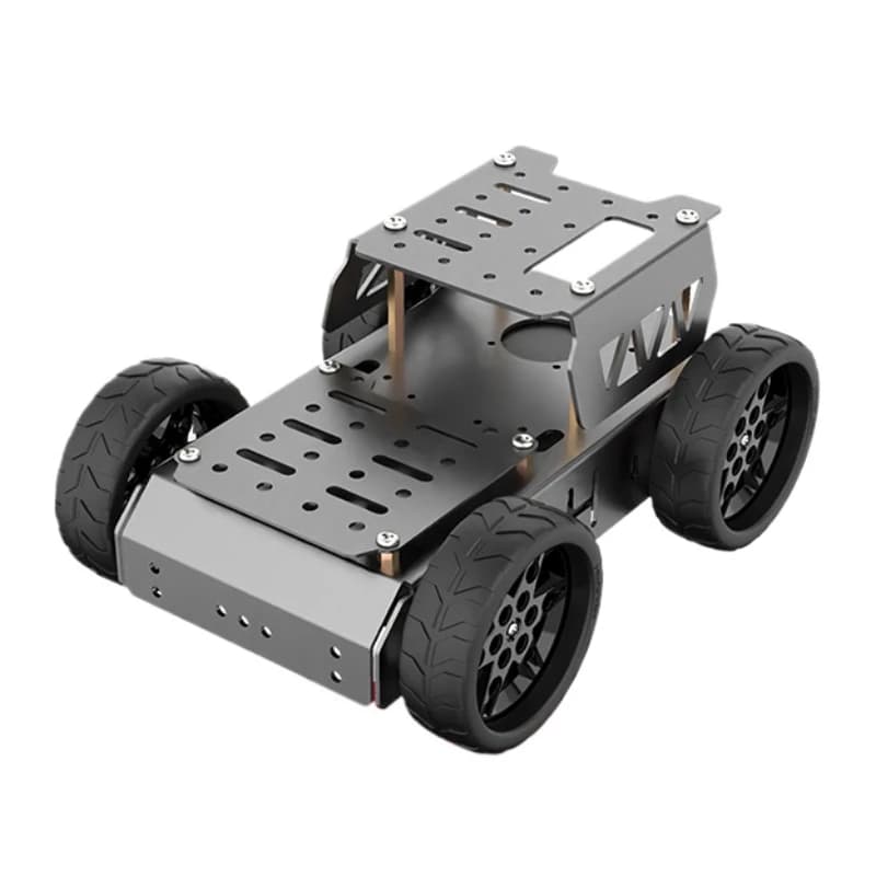 Four wheel electric trolley with aluminum frame Smart Car for DIY robot kit Arduino/Raspberry Pi