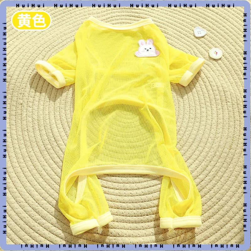 Dog Clothes For Small Dogs Teddy Bichon Four Legged Summer Thin Breathable Mesh Anti Hair Loss Dirt Resistant Sunscreen