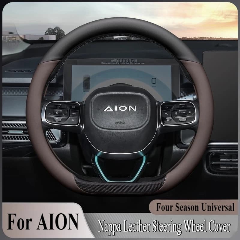 For AION Y Plus 70 80 S Plus MAX Leather cover nappa Anti-slip wrapper Universal car interior accessory for four seasons
