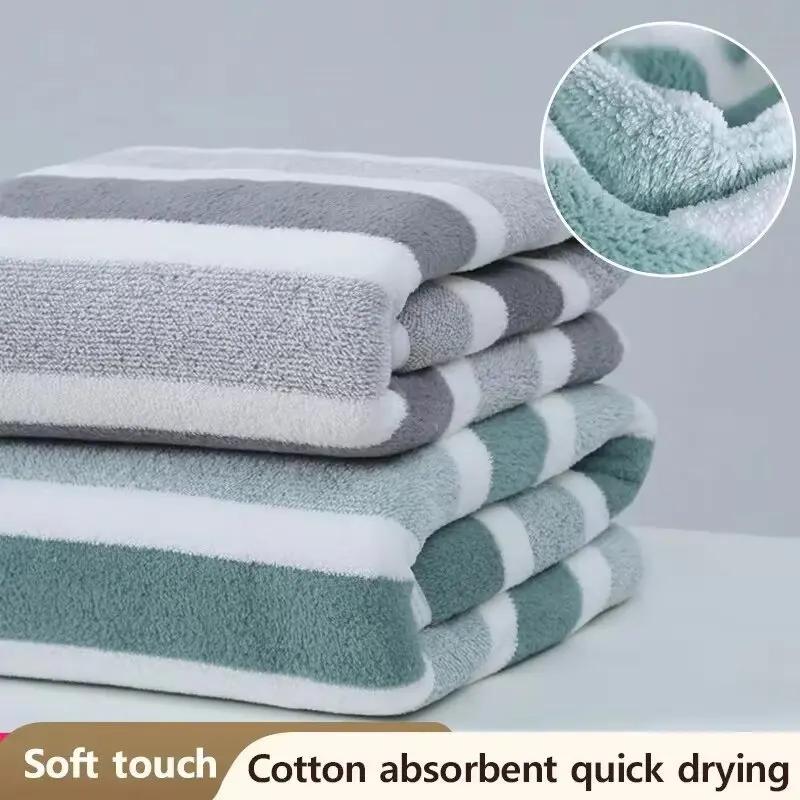 Bathroom towel thick from 1 pack, strong water absorption and quick drying, not spreading, durable: very suitable for families, beaches,